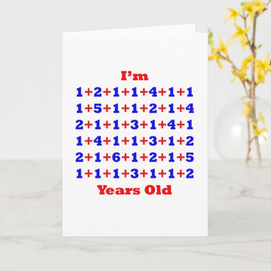 80歳！ カード (黄色い花)