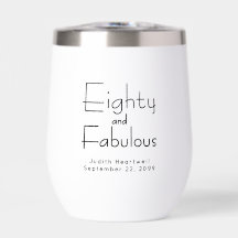 80歳 誕生日パーティー 名前 日付 Eighty and Fabulous