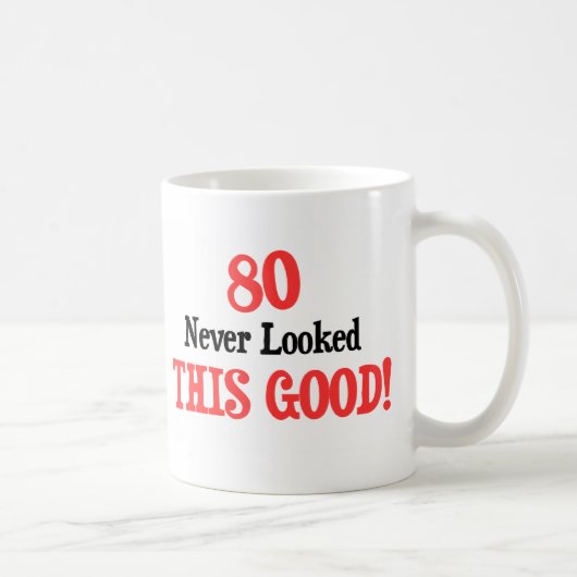 80決してよいこれを見ませんでした コーヒーマグカップ (右)