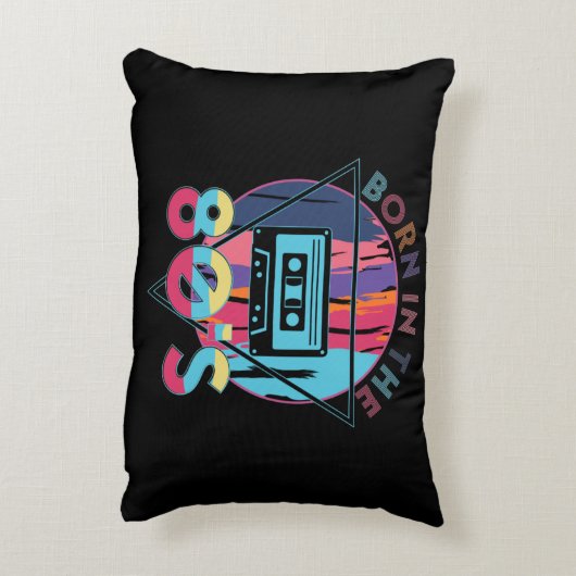 80生まれのヴィンテージカセットテープに アクセントクッション (裏面(縦))