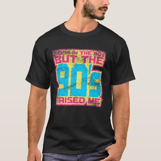 80生まれ年代で90年代に私を育てたヴィンテージ19 Tシャツ (正面)
