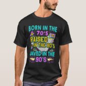 80生まれ年代に育った70年代は9年に埋まった Tシャツ (正面)