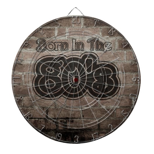 80生まれ年代のヴィンテージ ダーツボード (正面)