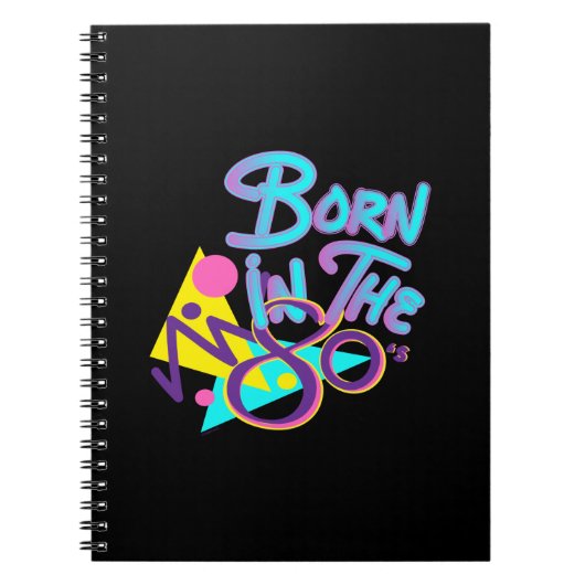 80生まれ年代アカッコいいート ノートブック (正面)