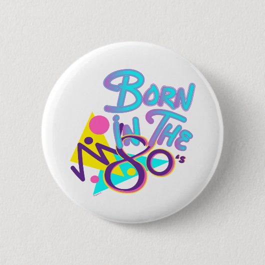 80生まれ年代アカッコいいート 缶バッジ (正面)