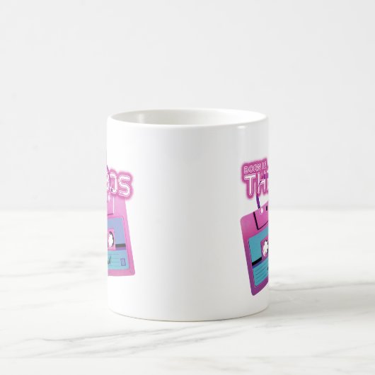 80生まれsとカセットテ誇りを持ったープ コーヒーマグカップ (中央)