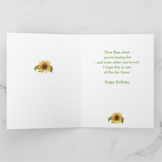 80番目の大きな誕生日カード カード (内部)