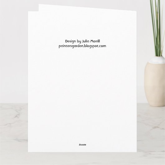 80番目の大きな誕生日カード カード (裏面)