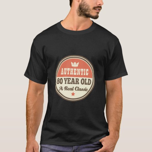 80番目の誕生日おもしろいギフト80歳 Tシャツ (正面)