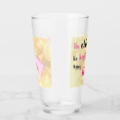 80番目の誕生日のパーソナライズされた追加名 タンブラーグラス (右)