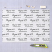 80番目の誕生日エレガント(80個にパーソナライズ) 薄葉紙 (クラフト)