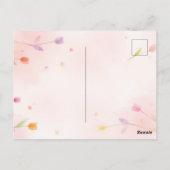 80番目の誕生日カード招待状 ポストカード (裏面)