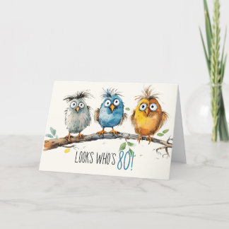 80番目の誕生日カード サンキューカード