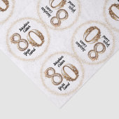 80番目の誕生日ティッシュペーパー 薄葉紙 (詳細)