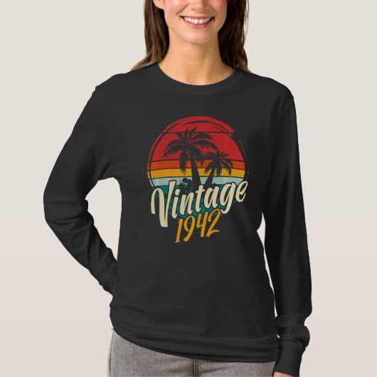 80番目の誕生日ヴィンテージ1942 Tシャツ (正面)