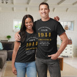 80番目の誕生日名前と年の黒い金ゴールドパーティーの追加 Tシャツ<br><div class="desc">第カスタム80誕生日ゲストの名誉ブラックと金ゴールドTシャツ – 生まれ任意の年版。祝80歳の誕生日Guest of HonorのTシャツと共に、スタイルで節目の誕生日を迎えカスタムる。私たちの黒と金ゴールドティーは、この特別な機会のための完璧なステートメントのピースである。誕生の年を誇らしげに特徴とするデザインで、見た目を維持しながら、プライドで誕生の年をクール衣服スタイリッシュする。シャツは柔らかく通気性の良い綿で作られ、誕生日の祝いの間に最高の心地よいを確保する。部最高の分は?誕生日のTシャツだけでなく、誕生日のTシャツでもある。追加touchのために名前またはニックネームを印刷パーソナライズされたする。頭を回して、この誕生日を思い出に残す80歳のカスタマイズ誕生日のTシャツ。・ブラックと金ゴールドカラーの印象的なデザイン、80歳の誕生日のバッシュに最適。・スタイリッシュ節目の年に生まれ... ... .のプリント祝を搭載。・柔らかい綿で作ら高品質れ、最大心地よい。・完全なパーソナライズ機能を提供：名前またはニックネームを印刷する。・トレンディー、思い出に残るユニークアイディア、80歳の誕生日のお祝い。</div>