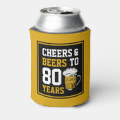 80番目の誕生日応援とビールから80年 缶クーラー (缶裏面)