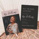 80番目の誕生日招待状 |写真80誕生日 招待状<br><div class="desc">80誕生日フォト招待状お前のパーソナライズされた前に！</div>