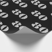 80番目の誕生日文字 ラッピングペーパー (角)