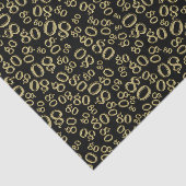 80番目の金ゴールド/黒のパーティー乱数パターン 薄葉紙 (詳細)