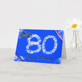 80番目のSpitfire誕生日カード カード