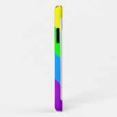 80秒レトロレインボーカセットテープ Case-Mate iPhoneケース (裏面/右)