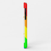 80秒レトロレインボーカセットテープ Case-Mate iPhoneケース (裏面/左)