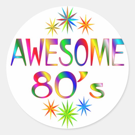 80素晴らし年代 ラウンドシール (正面)