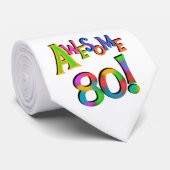 80素晴らし誕生日Tシャツとギフト ネクタイ (ロール)