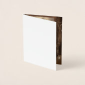 80素朴番目の誕生日1フォトホルダーフォイルカード 箔カード (正面)