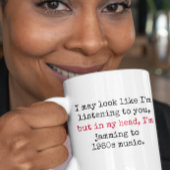 80聞s Music Gen Xの引用文 コーヒーマグカップ