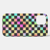 80色のチェッカーボードパターン Case-Mate iPhoneケース (裏面 (横))