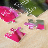 80誕生日おばあちゃん。 ジグソーパズル (側面)