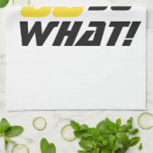 80誕生日やる気を起こさせるおもしろい前向きモダン キッチンタオル (折り畳み)