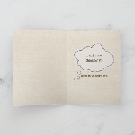 80誕生日オールド カード (内部)