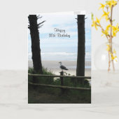 80誕生日カード カード (黄色い花)