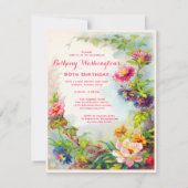 80誕生日ダリア&牡丹園ビクトリアン 招待状 (裏面)