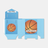 80誕生日🏀バスケットボールイメージモノグラム フェイバーボックス (折り畳みなし)