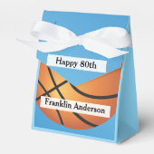 80誕生日🏀バスケットボールイメージモノグラム フェイバーボックス (正面サイド)
