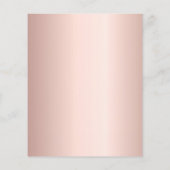 80誕生日バラ金ゴールド星への招待 (裏面)