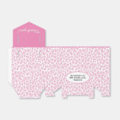 80誕生日ピンク/ホワイト番号柄 フェイバーボックス (折り畳みなし)