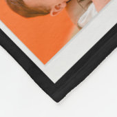 80誕生日ファミリー写真テンプレート大 フリースブランケット (角)