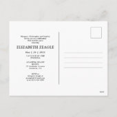 80誕生日フォト招待状 シーズンポストカード (裏面)