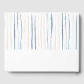 80誕生日フローラナンバーコースタルブルー ゲストブック (裏面)