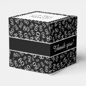 80誕生日ブラックナンバーパターン フェイバーボックス (裏面サイド)