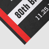 80誕生日ブラック(赤枠カスタム付き) A01E1 薄葉紙 (詳細)