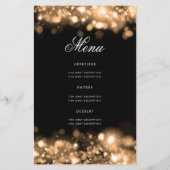 80誕生日プログラムGlam Lights金ゴールド(メニュー付き) (裏面)