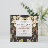 80誕生日ホワイトマグノリアスサプライズパーティー 招待状 (スタンド正面)