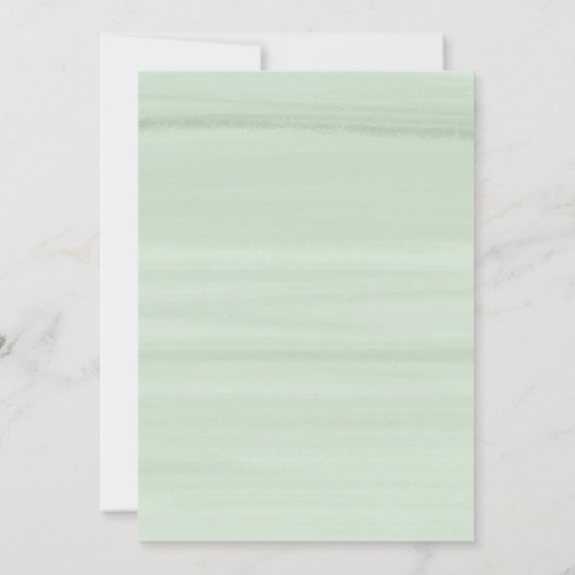 80誕生日ホワイトローズフローラスクリプトパーティー 招待状 (裏面)