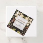 80誕生日マグノリア花ギフトメッセージカード フェイバータグ (インサイチュ)